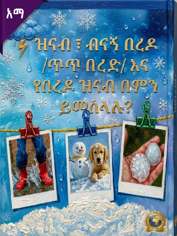 ዝናብ ፣ ብናኝ በረዶ /ጥጥ በረድ/ እና የበረዶ ዝናብ በምን ይመስላሉ?