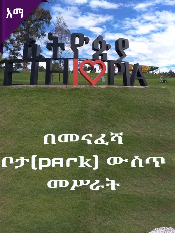 በመናፈሻ ቦታ (Park) ውስጥ መስራት